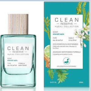 Clean Reserve H2 Eau Collection Emerald Oasis Eau De Parfum  3.4 oz NIB Sealed